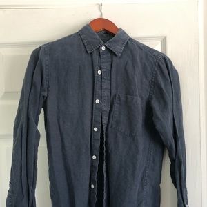 Jcrew linen dress shirt XS